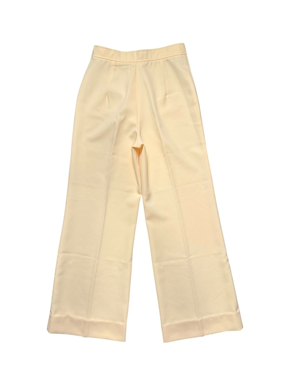 Vintage Garland Yellow High Rise Wide Leg Trousers Pants XS/S - Picture 3 of 8